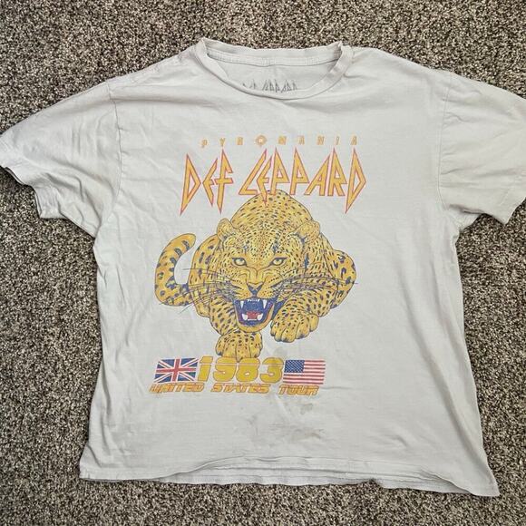 Goodie Two Sleeves Tops - Def Leppard pyromania 1983 your shirt album concert rock band medium
